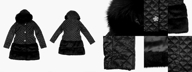 Rady 通販 フォックスファーフードダウンコート